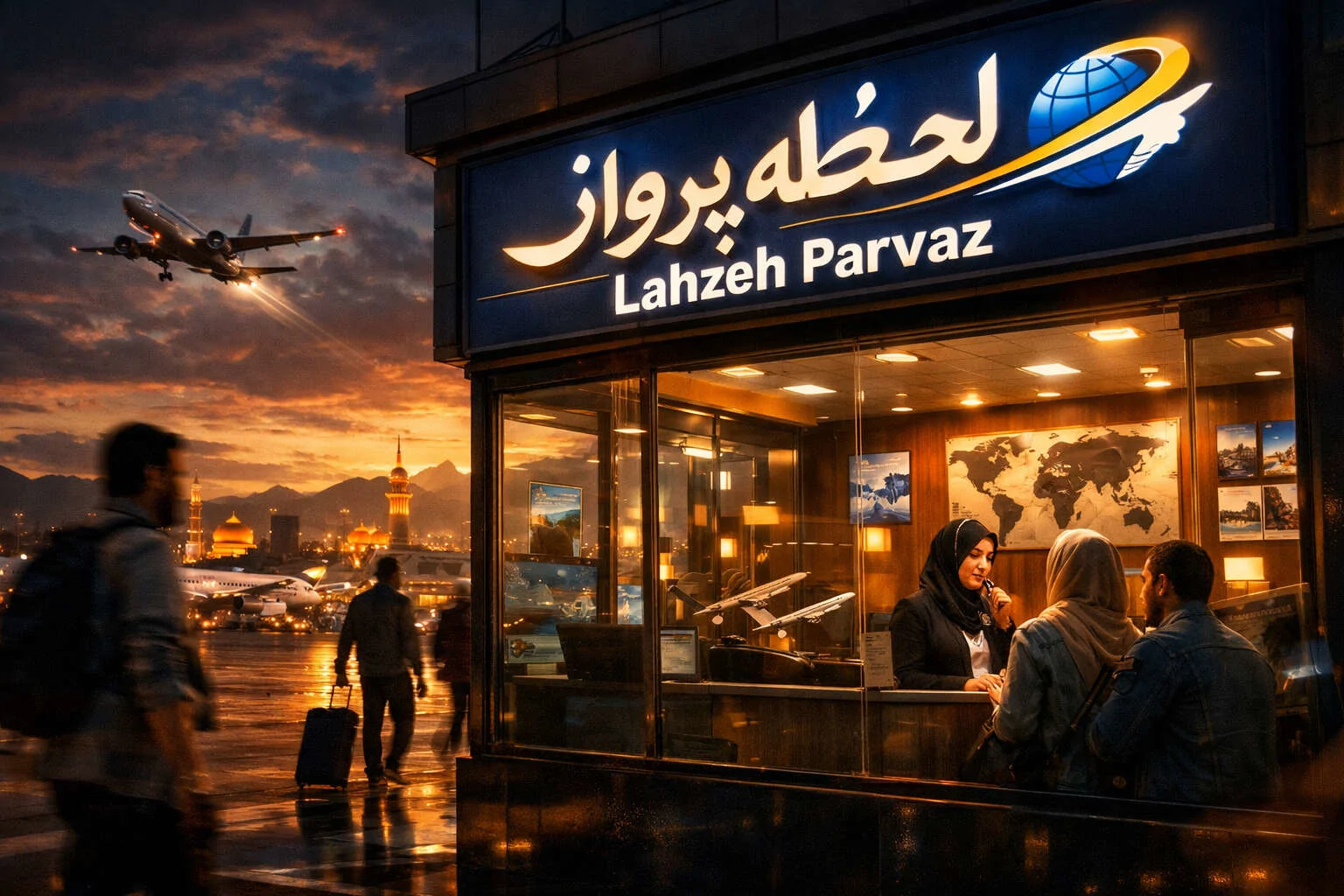آژانس هواپیمایی معروف در مشهد