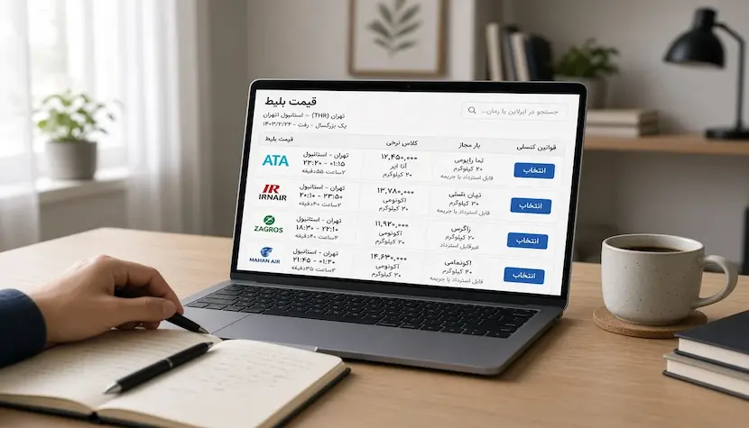 چرا قیمت بلیط هواپیما ثابت نیست